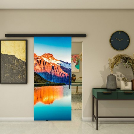 Glasschiebetür BLACK-LINE - Fotoprint Model 179