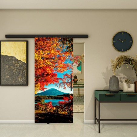 Glasschiebetür BLACK-LINE - Fotoprint Model 181