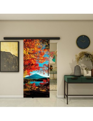 Glasschiebetür BLACK-LINE - Fotoprint Model 181