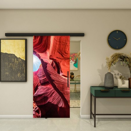 Glasschiebetür BLACK-LINE - Fotoprint Model 186