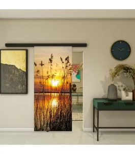 Glasschiebetür BLACK-LINE - Fotoprint Model 187