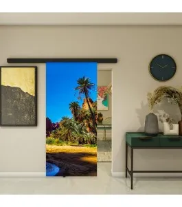 Glasschiebetür BLACK-LINE - Fotoprint Model 189