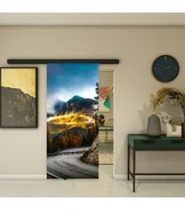 Glasschiebetür BLACK-LINE - Fotoprint Model 200