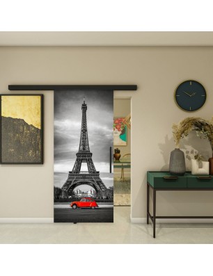 Glasschiebetür BLACK-LINE - Fotoprint Model 205