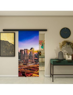 Glasschiebetür BLACK-LINE - Fotoprint Model 207