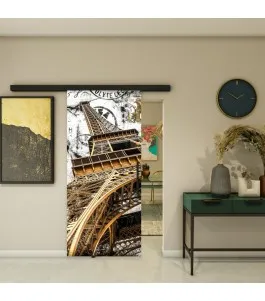 Glasschiebetür BLACK-LINE - Fotoprint Model 211