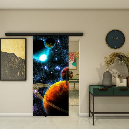 Glasschiebetür BLACK-LINE - Fotoprint Model 214