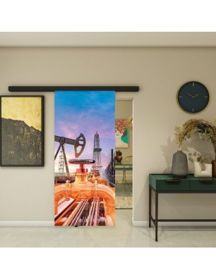 Glasschiebetür BLACK-LINE - Fotoprint Model 219