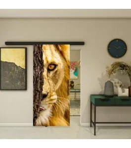 Glasschiebetür BLACK-LINE - Fotoprint Model 223