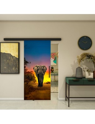 Glasschiebetür BLACK-LINE - Fotoprint Model 226