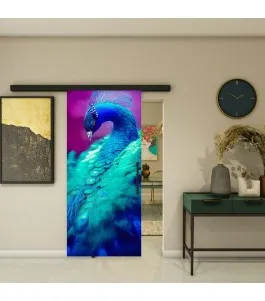 Glasschiebetür BLACK-LINE - Fotoprint Model 229