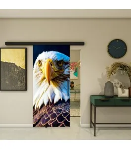 Glasschiebetür BLACK-LINE - Fotoprint Model 231