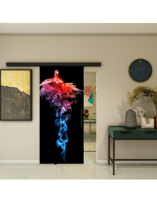 Glasschiebetür BLACK-LINE - Fotoprint Model 235