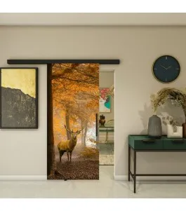 Glasschiebetür BLACK-LINE - Fotoprint Model 236