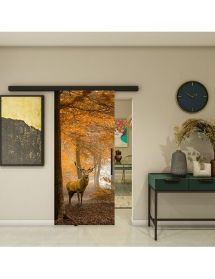 Glasschiebetür BLACK-LINE - Fotoprint Model 236
