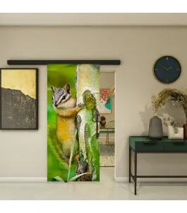 Glasschiebetür BLACK-LINE - Fotoprint Model 240