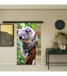 Glasschiebetür BLACK-LINE - Fotoprint Model 242