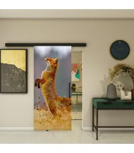 Glasschiebetür BLACK-LINE - Fotoprint Model 245