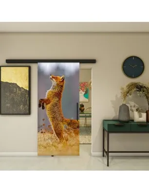 Glasschiebetür BLACK-LINE - Fotoprint Model 245