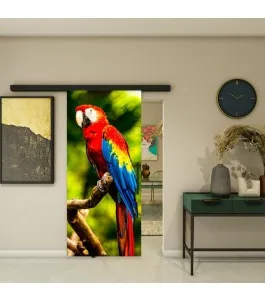 Glasschiebetür BLACK-LINE - Fotoprint Model 248