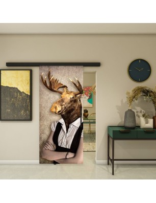 Glasschiebetür BLACK-LINE - Fotoprint Model 251