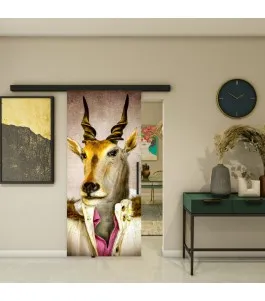 Glasschiebetür BLACK-LINE - Fotoprint Model 253