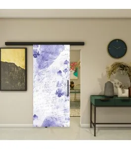 Glasschiebetür BLACK-LINE - Fotoprint Model 257