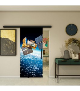 Glasschiebetür BLACK-LINE - Fotoprint Model 258