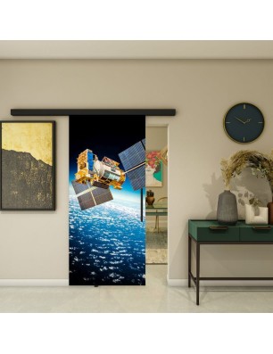 Glasschiebetür BLACK-LINE - Fotoprint Model 258