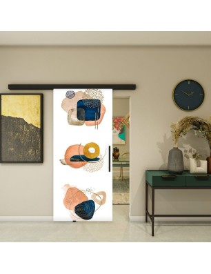 Glasschiebetür BLACK-LINE - Fotoprint Model 266