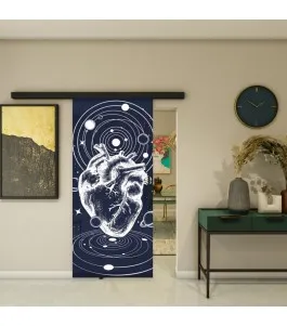 Glasschiebetür BLACK-LINE - Fotoprint Model 268