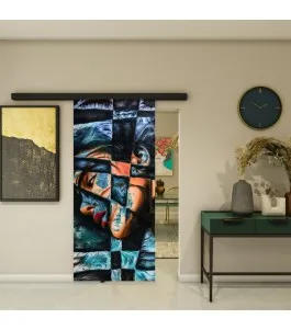 Glasschiebetür BLACK-LINE - Fotoprint Model 269