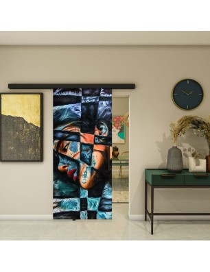 Glasschiebetür BLACK-LINE - Fotoprint Model 269