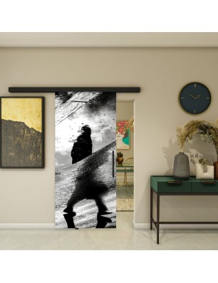 Glasschiebetür BLACK-LINE - Fotoprint Model 271