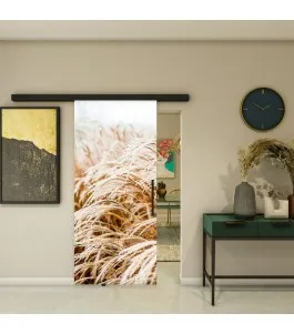 Glasschiebetür BLACK-LINE - Fotoprint Model 277