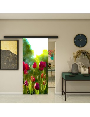 Glasschiebetür BLACK-LINE - Fotoprint Model 282