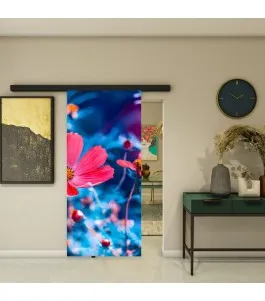 Glasschiebetür BLACK-LINE - Fotoprint Model 284