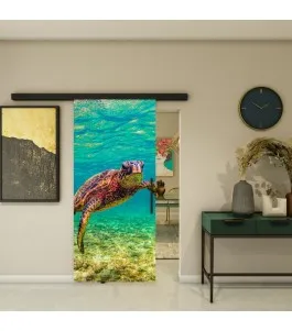 Glasschiebetür BLACK-LINE - Fotoprint Model 288