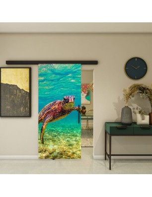 Glasschiebetür BLACK-LINE - Fotoprint Model 288