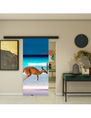 Glasschiebetür BLACK-LINE - Fotoprint Model 291