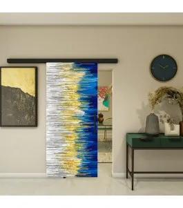 Glasschiebetür BLACK-LINE - Fotoprint Model 292