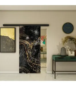 Glasschiebetür BLACK-LINE - Fotoprint Model 295