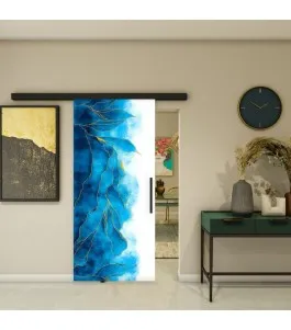 Glasschiebetür BLACK-LINE - Fotoprint Model 301