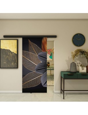 Glasschiebetür BLACK-LINE - Fotoprint Model 303