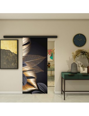 Glasschiebetür BLACK-LINE - Fotoprint Model 304