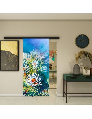 Glasschiebetür BLACK-LINE - Fotoprint Model 305