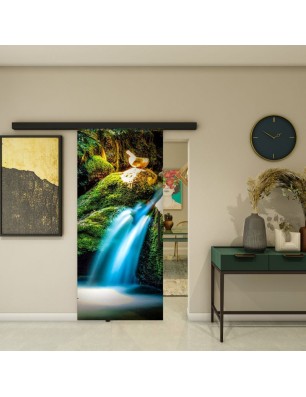 Glasschiebetür BLACK-LINE - Fotoprint Model 311