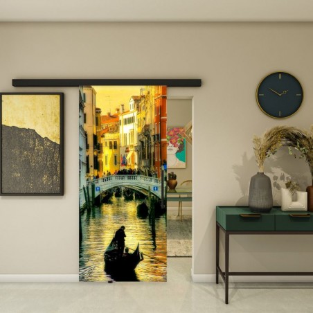 Glasschiebetür BLACK-LINE - Fotoprint Model 314