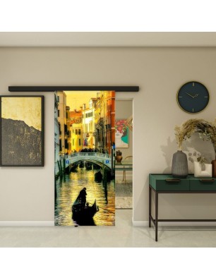 Glasschiebetür BLACK-LINE - Fotoprint Model 314
