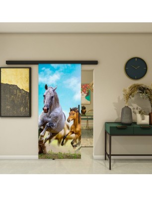 Glasschiebetür BLACK-LINE - Fotoprint Model 315